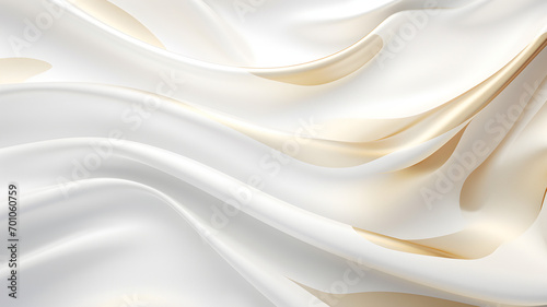 white and gold silk, silver silky fabric, satin cloth, pearl and nacre color, close-up picture of a piece of cloth, waves of fabric, fashion, luxury fabric, background texture, fabric texture,