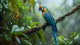 Reintroduction of rare bird species into wild, AI Generated