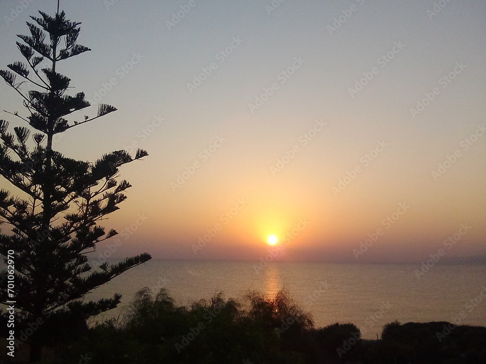 Fototapeta premium sunset in Crete