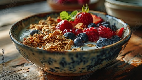 Fuel Your Day Vibrant Yogurt and Fruit Medley Packed with Antioxidants and Vitamins