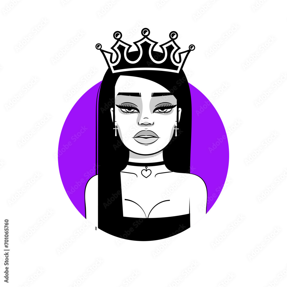 Beautiful woman s face logo design template. Hair, girl, leaf symbol. Abstract design concept for beauty salon, massage, magazine, cosmetic and spa. Premium Beautiful woman s face logo design template. Hair, girl, leaf symbol. Abstract design concept for beauty salon, massage, magazine, cosmetic and spa. Premium