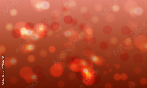Defocused bokeh lights. circles abstract dark red background.