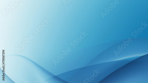 Abstract blue background with smooth lines ai image 