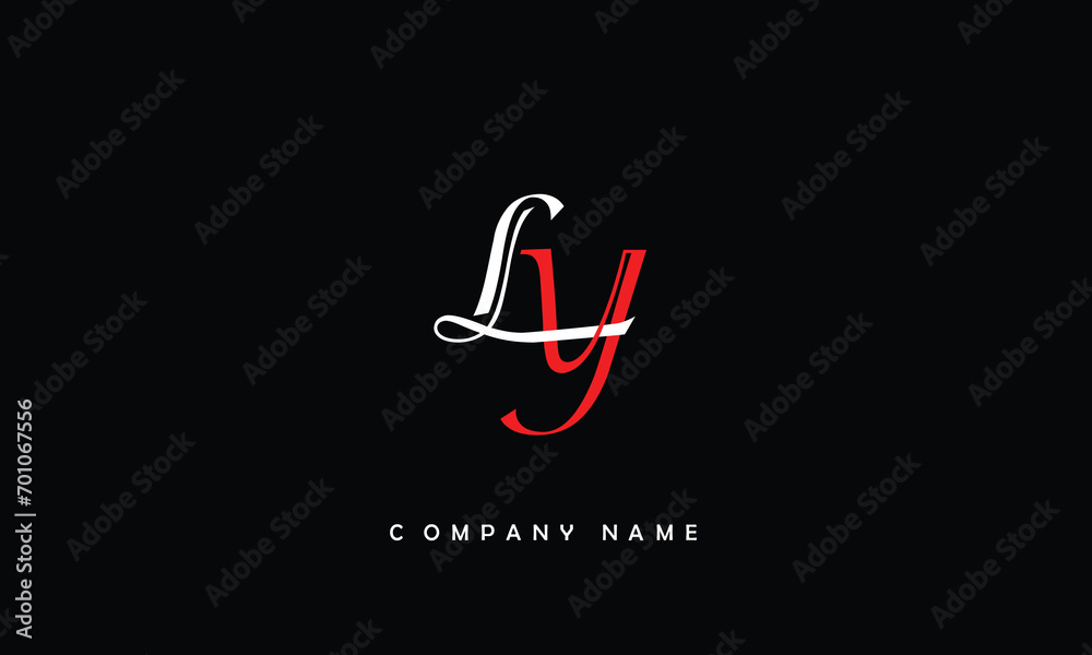 YL, LY, Y L Abstract Letters Logo Monogram YL, LY, Y L Abstract Letters Logo Monogram