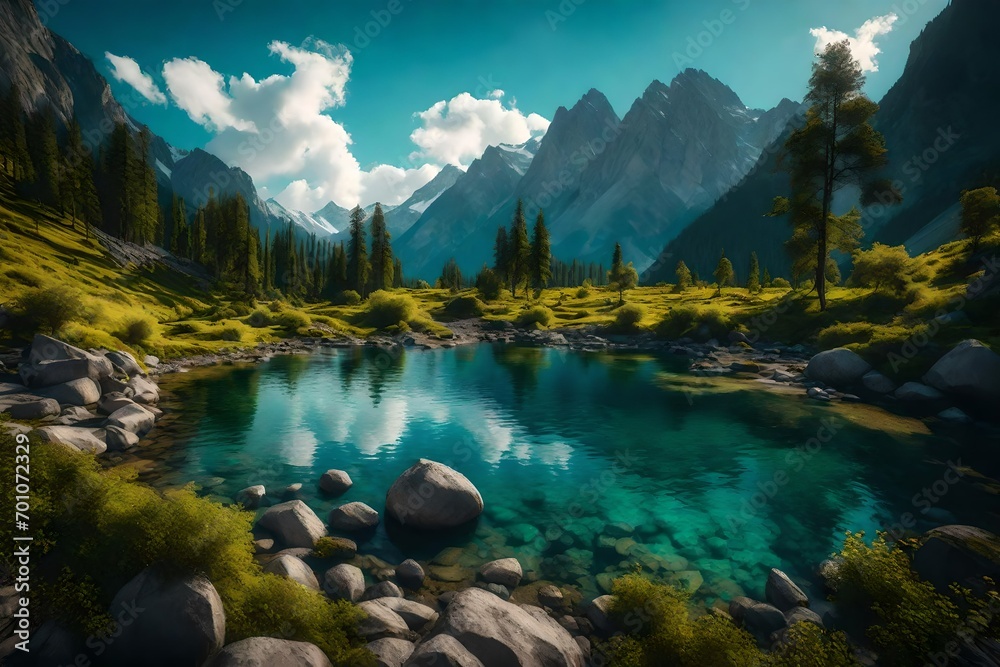  river in the mountains