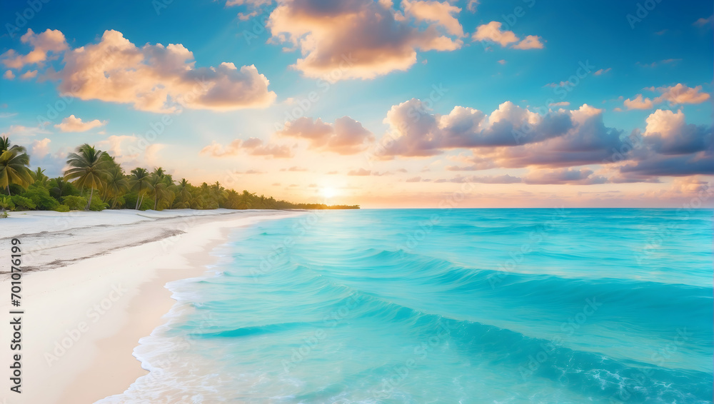 Tropical beach images, White sandy shore pictures, Turquoise ocean waves, Maldives island landscapes, Calm ocean panoramas, Sunny day beach photography, Perfect beach day stock photos, Clouds in blue 