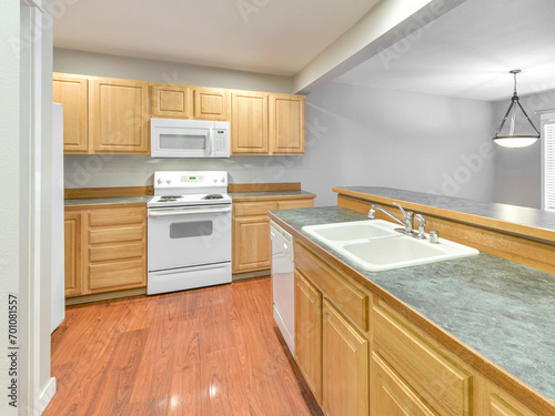 Modern residential kitchen interior