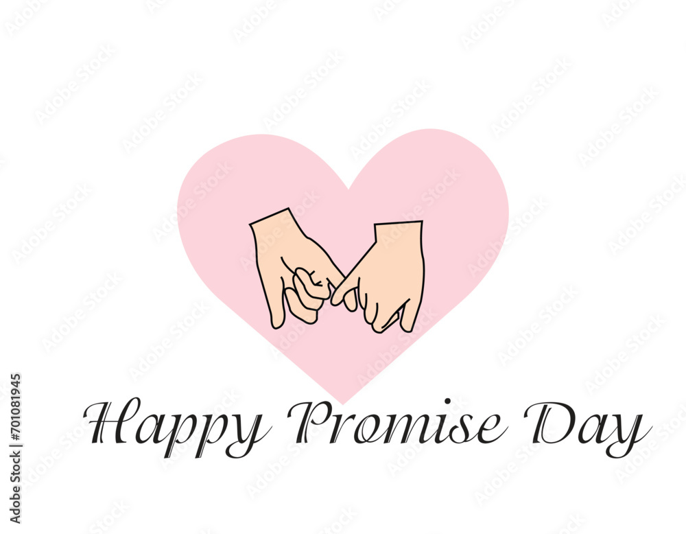 Happy Promise Day, Happy Kiss Day, Happy Valentine Day, Happy Chocolate Day, Happy Rose Day, Happy Teddy Day, Happy Hug Day and Happy Propose Day logo design vector illustration
