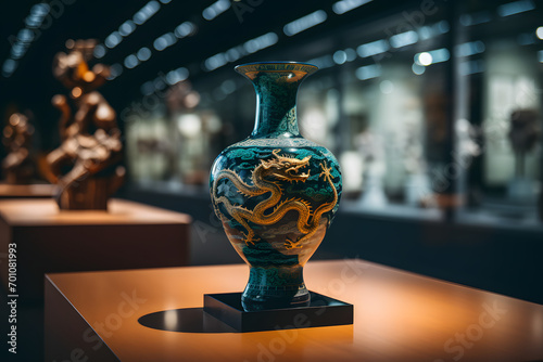 Fototapeta Ming Vase, vase, chinese treasure, art, vase, ancient pottery, vase