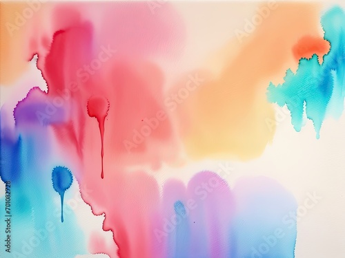 Abstract vibrant watercolor painting with texture on canvas. Background painted with oil, with brushstrokes created by hand. Oil paintings of modern art. AI-generated abstract modern art