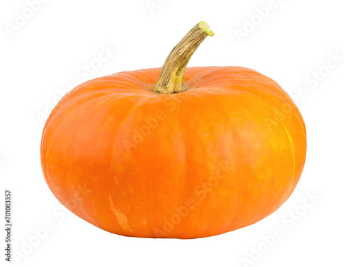 orange pumpkin - isolated on trtansparent background