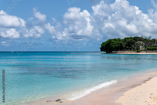 View of Paynes Bay Beach (Barbados).