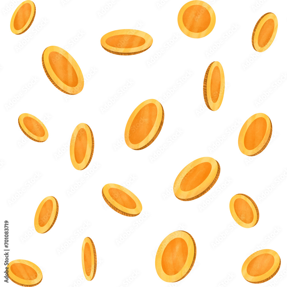 golden coin money finace business rich wealthy illustration for decoration golden coin money finace business rich wealthy illustration for decoration