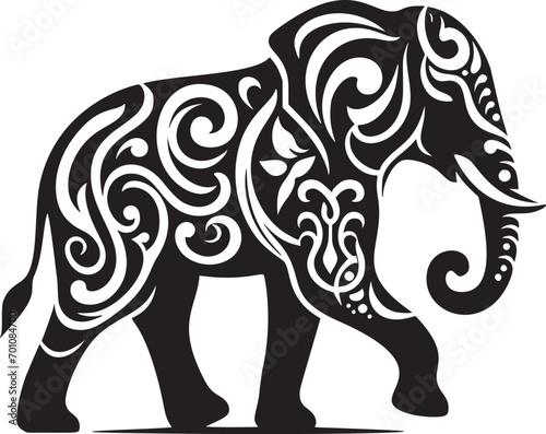 Tribal Elephant Design