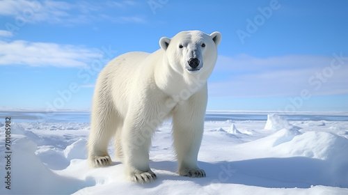 polar Bear , Wild animal for World wildlife day.