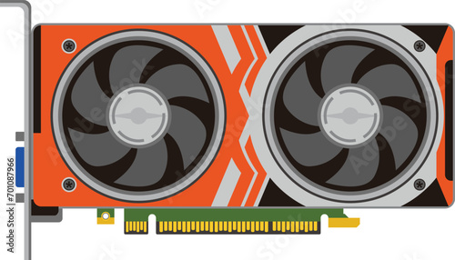 VGA Card Video Card Vector
