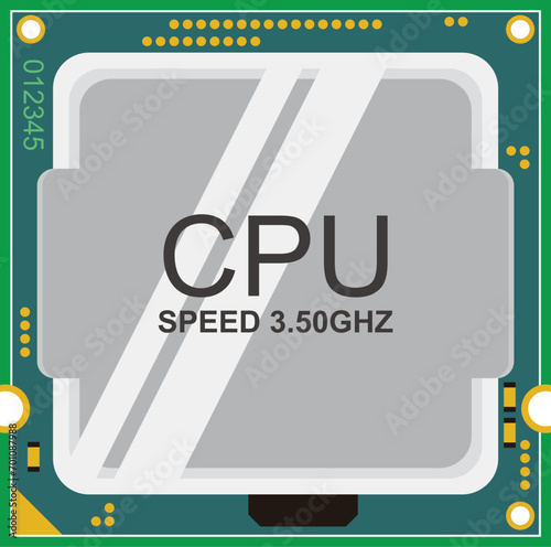 CPU Central Processing Unit Vector