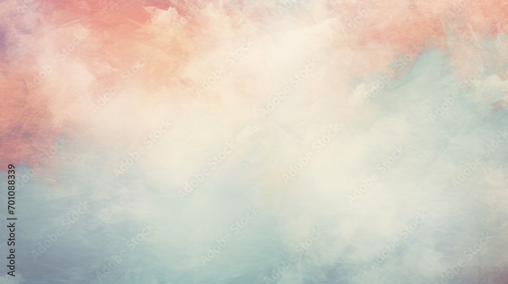Fototapeta Fantasy cloudy sky with pastel gradient colors, Abstract sky background