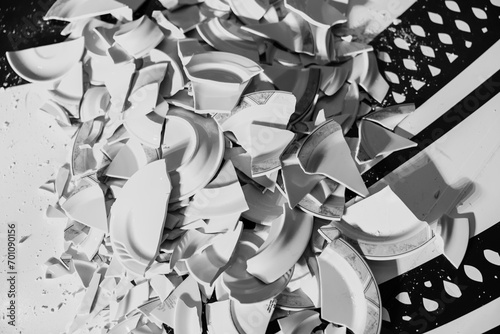 broken dishes