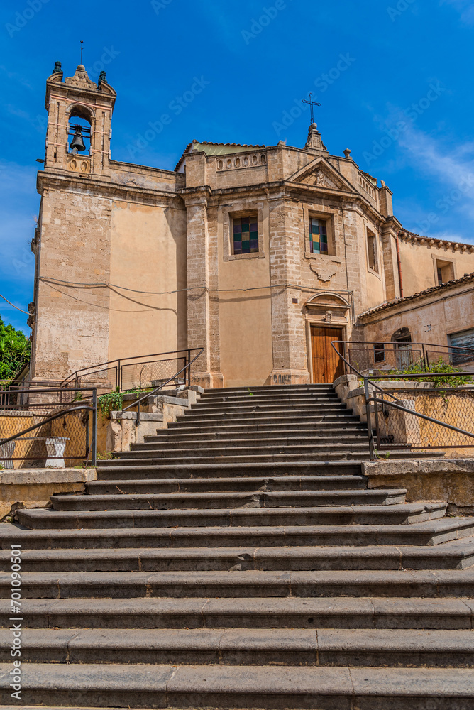 Church of San Francesco in Lentini, Syracuse, Sicily, Italy, Europe