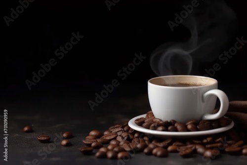 Aromatic Espresso with Fresh Coffee Beans © akbar