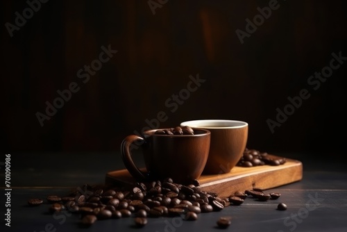Aromatic Espresso with Fresh Coffee Beans
