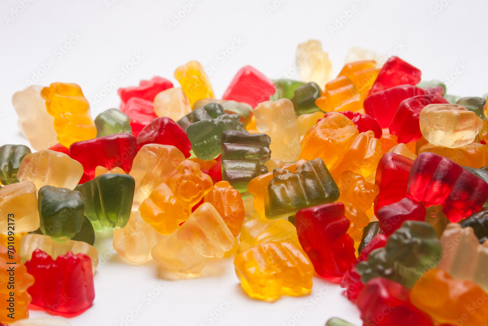 sweet jelly candies in the shape of bears sweet jelly candies in the shape of bears