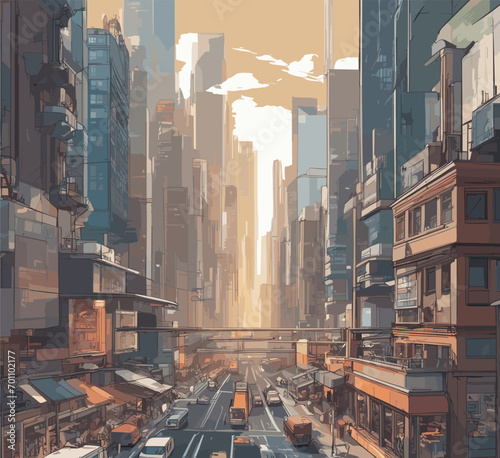 city skyline