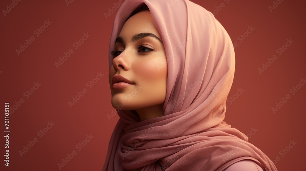 portrait of beautiful muslim woman. portrait of beautiful muslim woman.