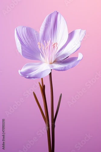 beautiful spring flower on pink background © Ivy