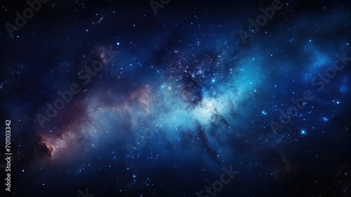 Universe filled with stars  nebula and galaxy