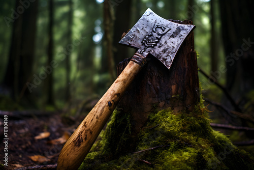 Viking Axe, forged axe, axe, beautiful axe, wood chopping with an axe, lumberjack axe