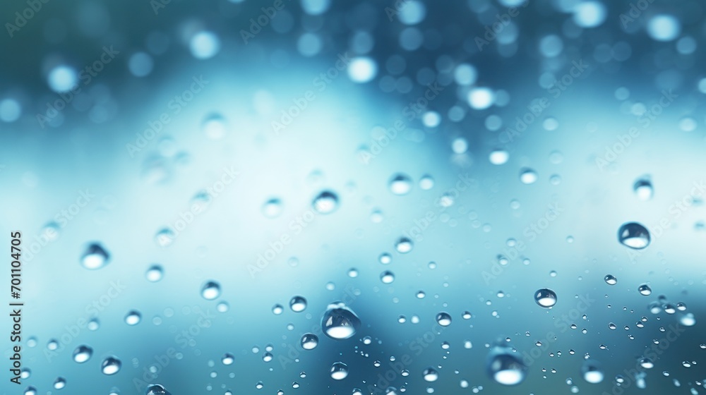 Water drops on window glass with bokeh background, shallow DOF Water drops on window glass with bokeh background, shallow DOF