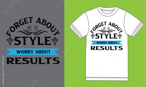Forget about style worry about results.Motivational design.