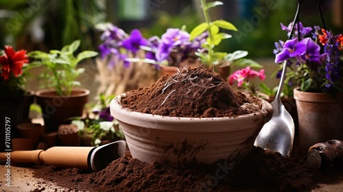 Potting Mix with Coco Coir, Perlite, and natural organic ingredients for vegetables and flowers