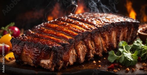 grilled steak on a grill