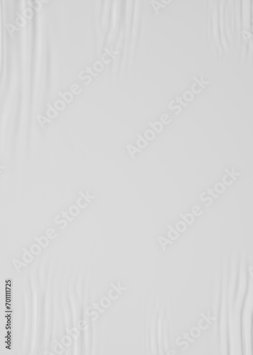 Fotografía Close up of crumpled white paper poster texture