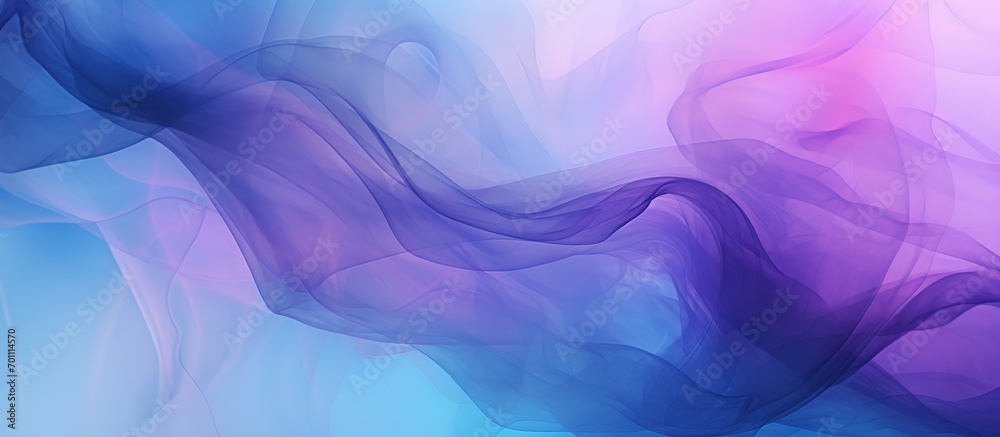 abstract background with smoke. Purple Blue Wave Smoke Background.