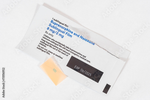 Generic Suboxone Films, Buprenorphine And Naloxone Sublingual Film Out Of Wrap