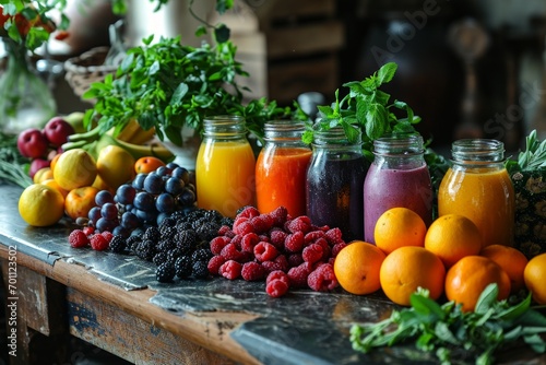 Fruit Juices in Carafes