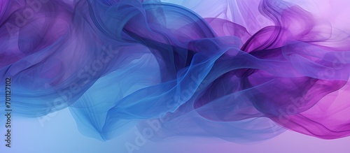 abstract background with smoke. Purple Blue Wave Smoke Background.