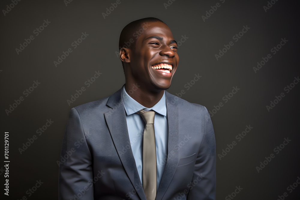 Confident Succesful Afro American Businessman Confident Succesful Afro American Businessman
