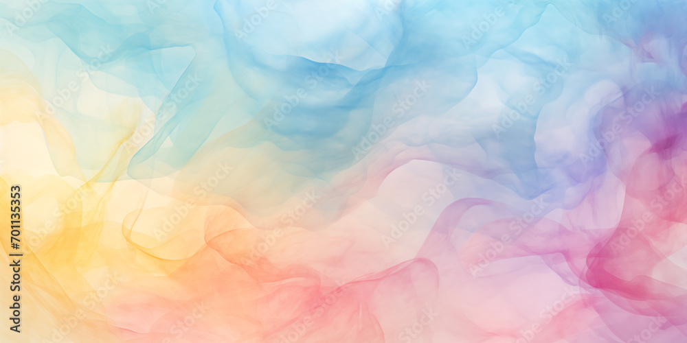 Watercolor abstract background in pastel colors