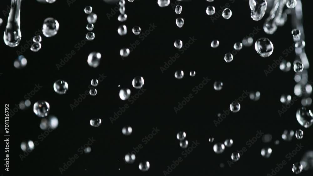 Super Slow Motion Shot of Water Shower. Filmed on High Speed Cinematic Camera at 1000 Frames per Second Super Slow Motion Shot of Water Shower. Filmed on High Speed Cinematic Camera at 1000 Frames per Second