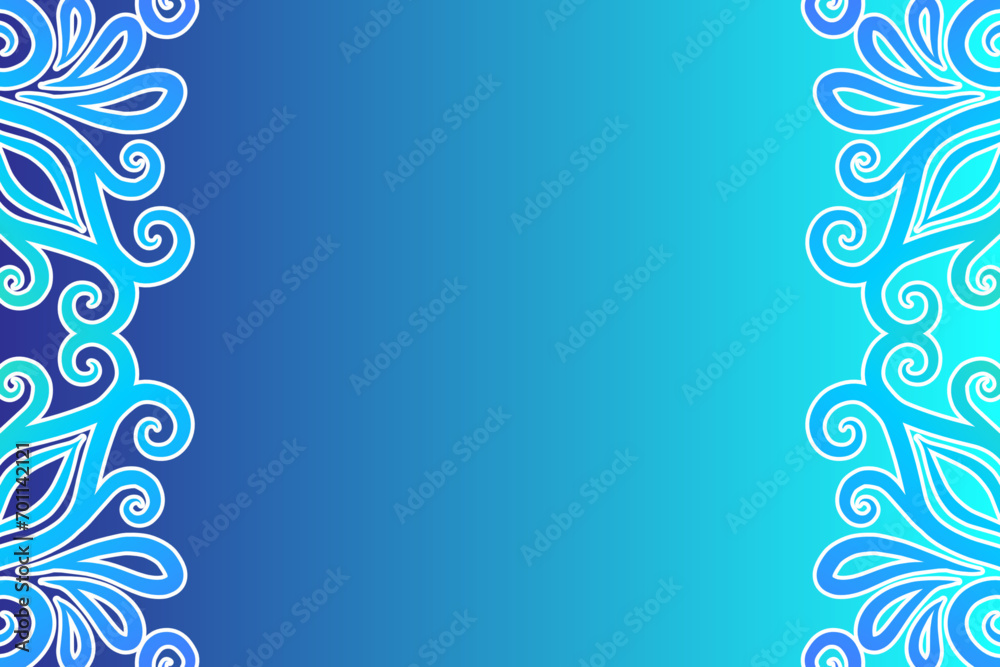 Luxurious frame vector design with aesthetic batik ethnic dayak flowers line art pattern Luxurious frame vector design with aesthetic batik ethnic dayak flowers line art pattern