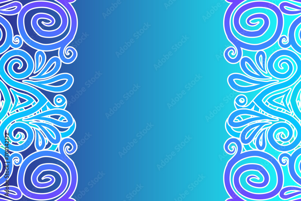 Luxurious frame vector design with aesthetic batik ethnic dayak flowers line art pattern Luxurious frame vector design with aesthetic batik ethnic dayak flowers line art pattern