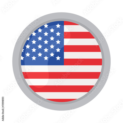 Free Download presidents day flag round - GFXLoad