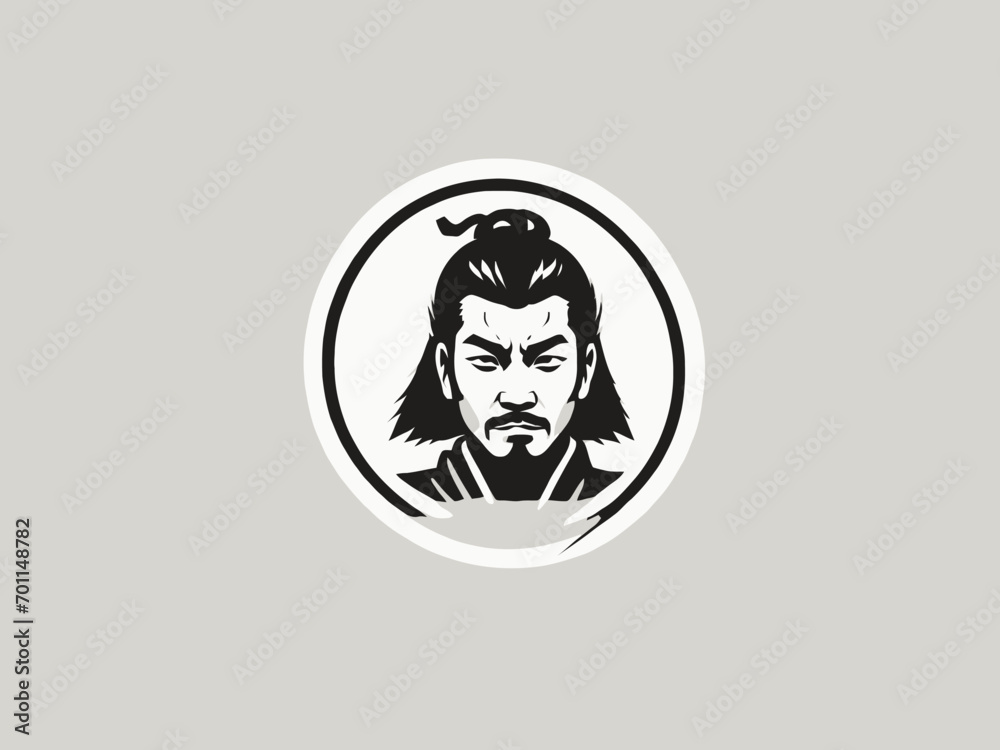 Samurai Logo Design EPS format Very Cool Samurai Logo Design EPS format Very Cool