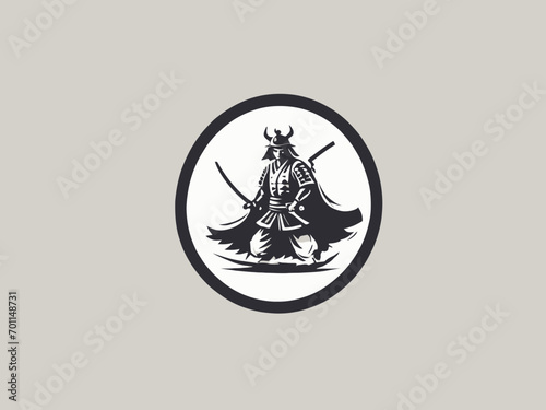 Samurai Logo Design EPS format Very Cool 