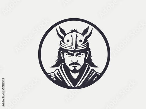 Samurai Logo Design EPS format Very Cool 